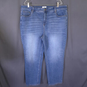 Candace Cameron Bure Pacific‎ Denim Cropped Jeans Medium Wash Womens Size 20WP